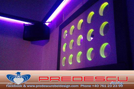 LED Pixeli Pereti Dinamici Lumini Club Predescu Rebel Design