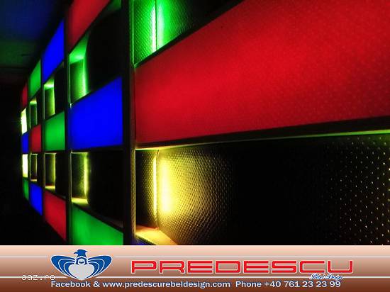 LED Pixeli Pereti Dinamici Lumini Club Predescu Rebel Design