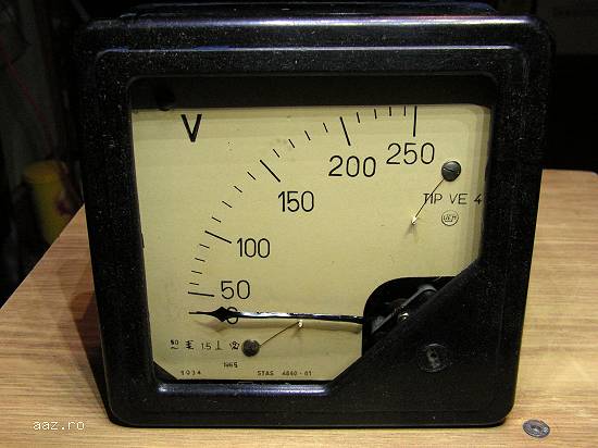 Voltmetru Vintage UEM TiP VE4 1965