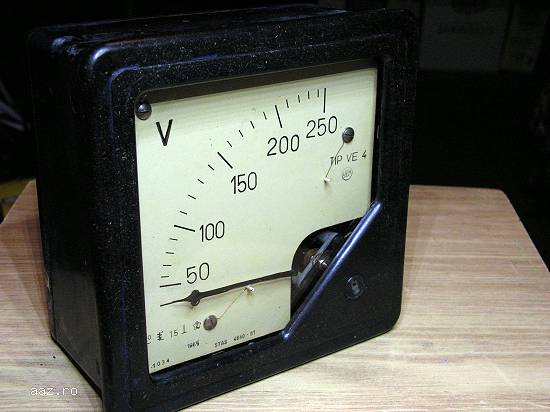 Voltmetru Vintage UEM TiP VE4 1965