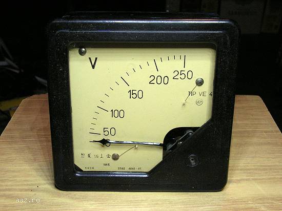 Voltmetru Vintage UEM TiP VE4 1965