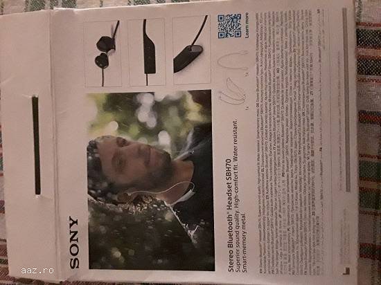 Căști Stereo Bluetooth SBH70 Sony