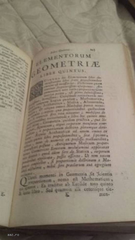 Carte elemente matematica 1744