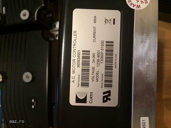 AC Induction Motor Controllers Models 1236 and 1238 24-36V 650A
