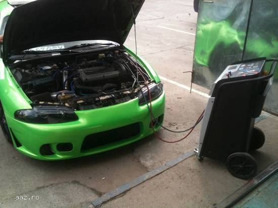 Reparatii aer conditionat auto,   incarcare freon,   Iulius Service Constanta