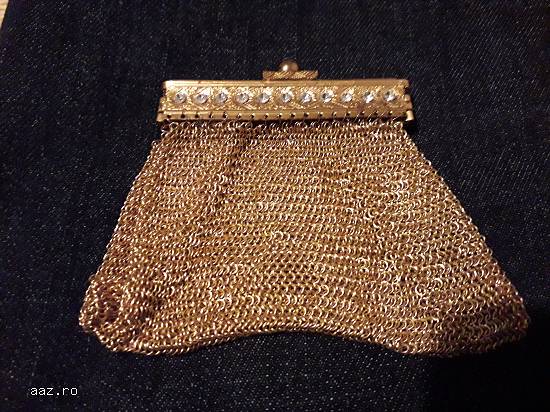 Portofel din zale cu pietre swarovski