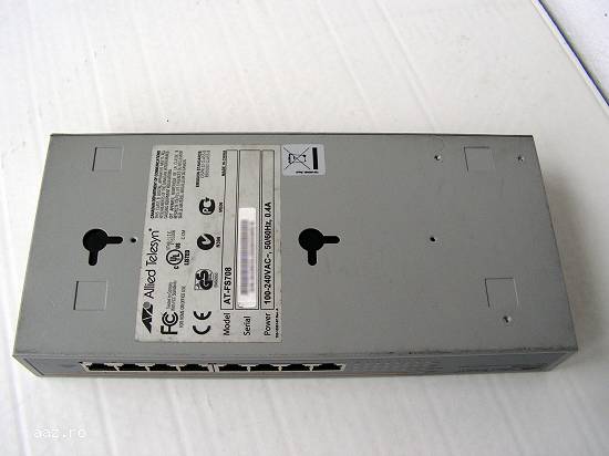 Switch Allied Telesyn AT-FS708 8 porturi 10-100Mb