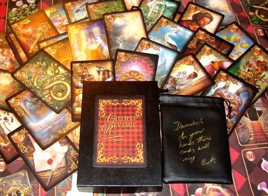 Carti tarot gilded reverie lenormand+cadou cartea in limba romana