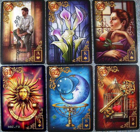 Carti tarot gilded reverie lenormand+cadou cartea in limba romana