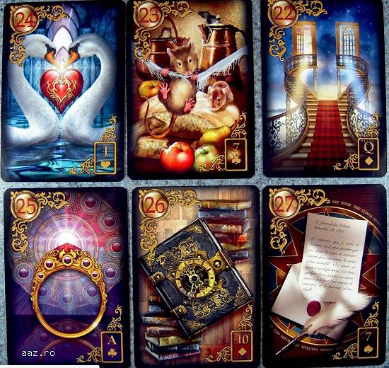 Carti tarot gilded reverie lenormand+cadou cartea in limba romana