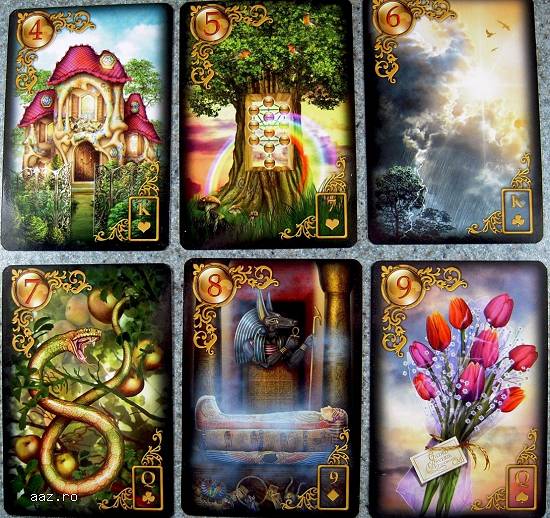 Carti tarot gilded reverie lenormand+cadou cartea in limba romana