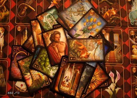 Carti tarot gilded reverie lenormand+cadou cartea in limba romana