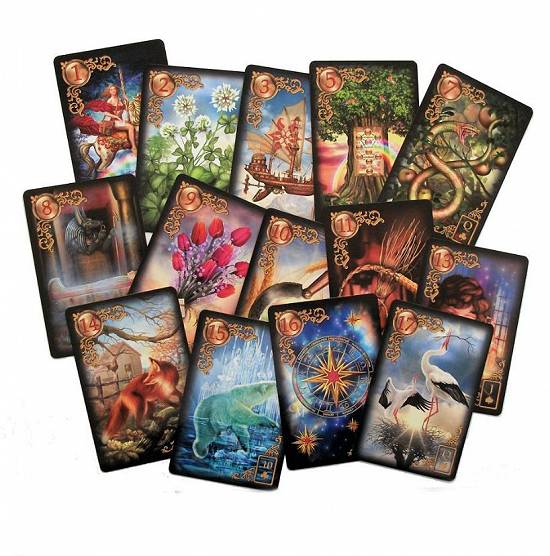 Carti tarot gilded reverie lenormand+cadou cartea in limba romana