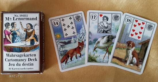 Carti tarot Piatnik lenormand+gratis cartea in limba romana