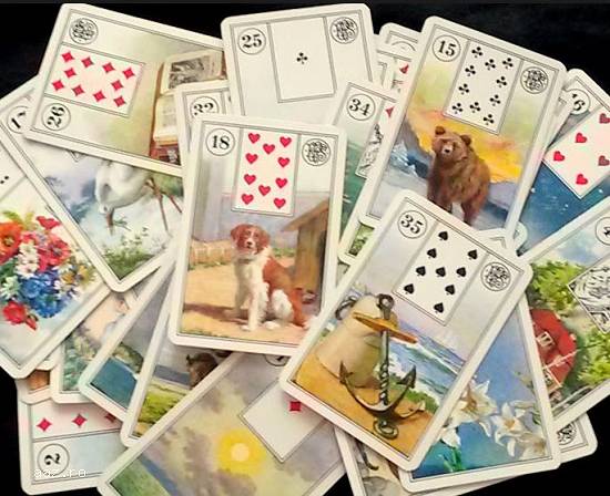 Carti tarot Piatnik lenormand+gratis cartea in limba romana
