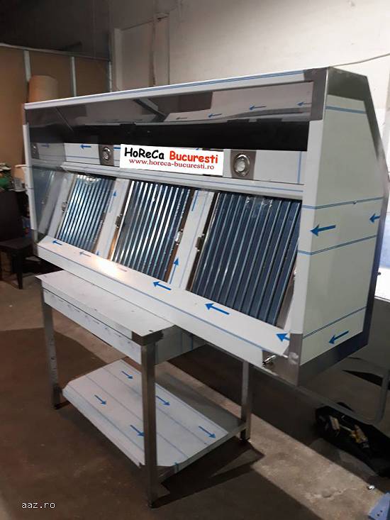 Hota inox de perete block-Type 2 m profesionala