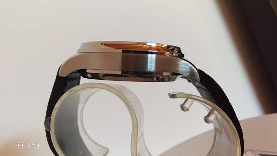 Ceas de mana Parnis Portuguese Power Reserve Automatic 43 mm + curea 2 calitativa