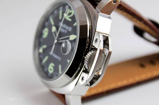 Ceas de mana Parnis Luminor GMT Automatic 44 mm + curea rezerva