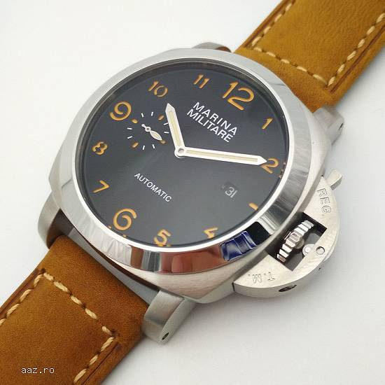 Ceas de mana Parnis Marina Luminor Automatic 44 mm + curea rezerva