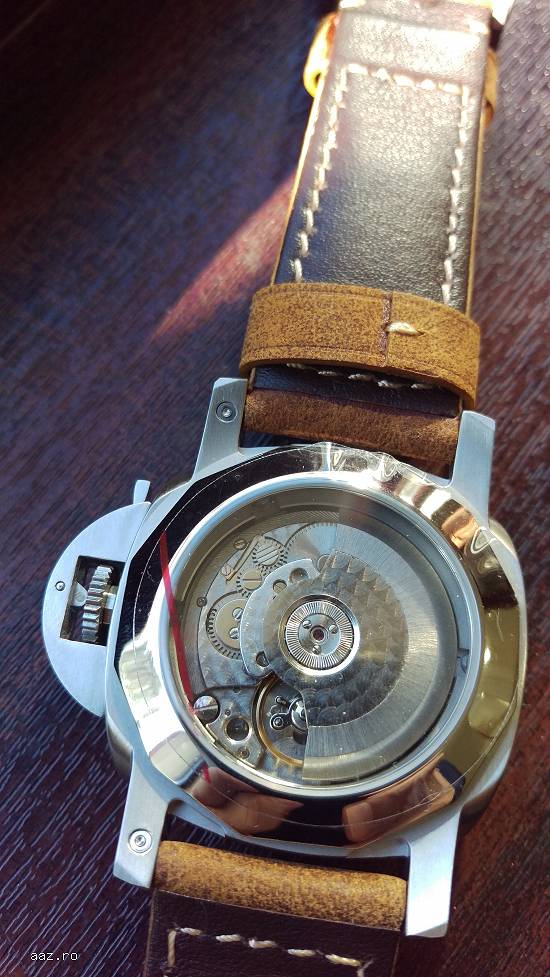 Ceas de mana Parnis Marina Luminor Automatic 44 mm + curea rezerva