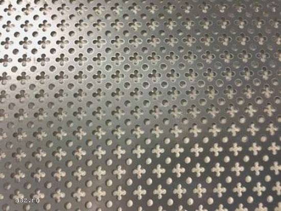 Tabla cu perforatii decorative tip Trifoi Fantasia GF11 tabla cu perforatii decorative material otel