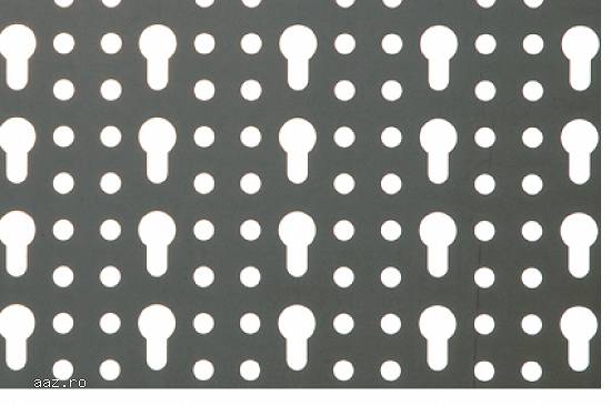 Tabla cu perforatii tip Cheie decorative tabla cu perforatii decorative Chiave material otel