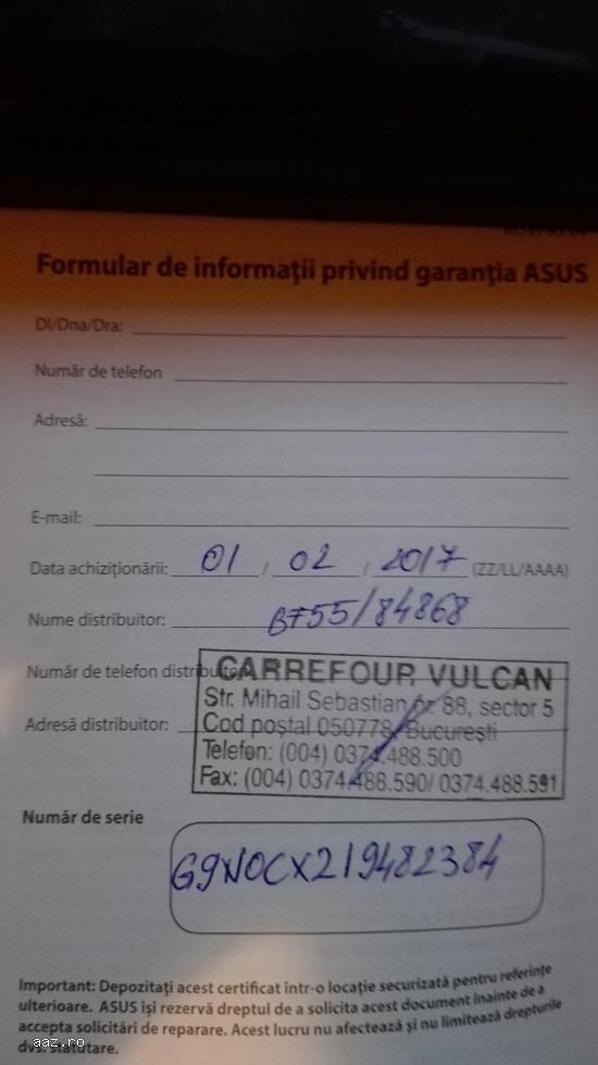 Laptop Asus X540L GARANTIE 11 LUNI !