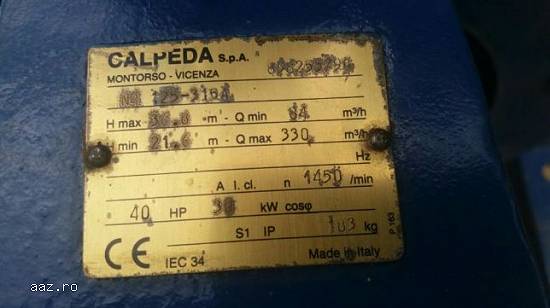 pompa apa irigatii balastiara