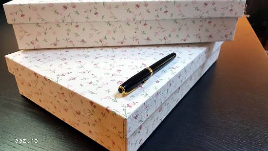 Cutie de lux pentru trusou botez fetite