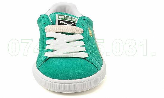 Puma,    noi,    piele,    nr. 47 - verde fistic - 31 cm..