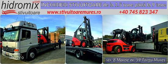 Inchirieri stivuitoare de la 1.5 tone pana la 9 tone