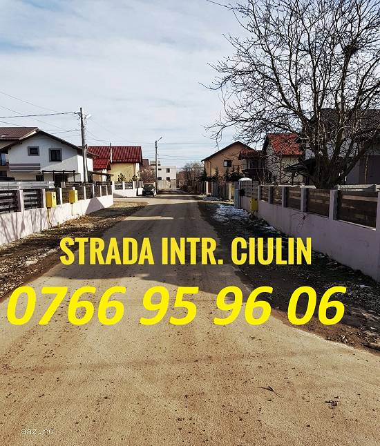 Teren 292mp intrare Ciulin ideal pentru casa Comuna Berceni