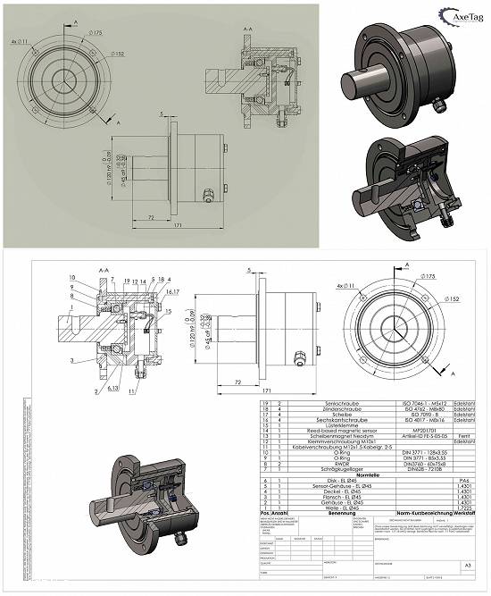 Proiectare 3D,   Desene de executie
