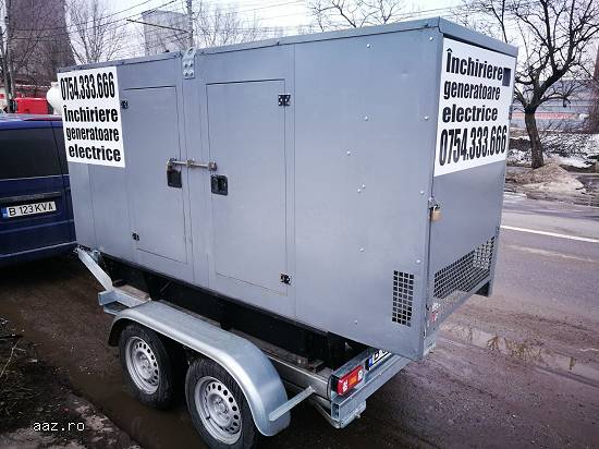 inchiriere generator electric mobil 100 kVA