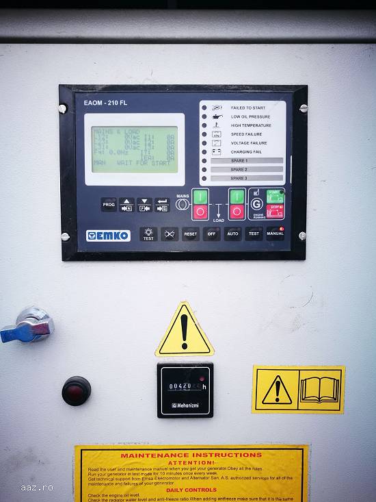 inchiriere generator electric mobil 100 kVA