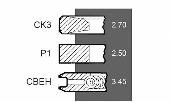 Set segmenti motor Fendt seria Agrobil