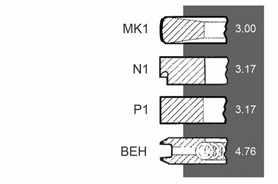 Set segmenti motor Case-IH seria 46