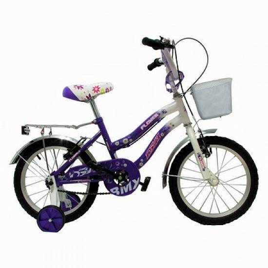 JUNIOR – Bicicleta fete cu roti ajutatoare (4-8 ani)