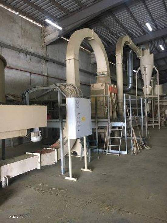 producția de granule de alfalfa