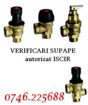 Verificari supape de siguranta