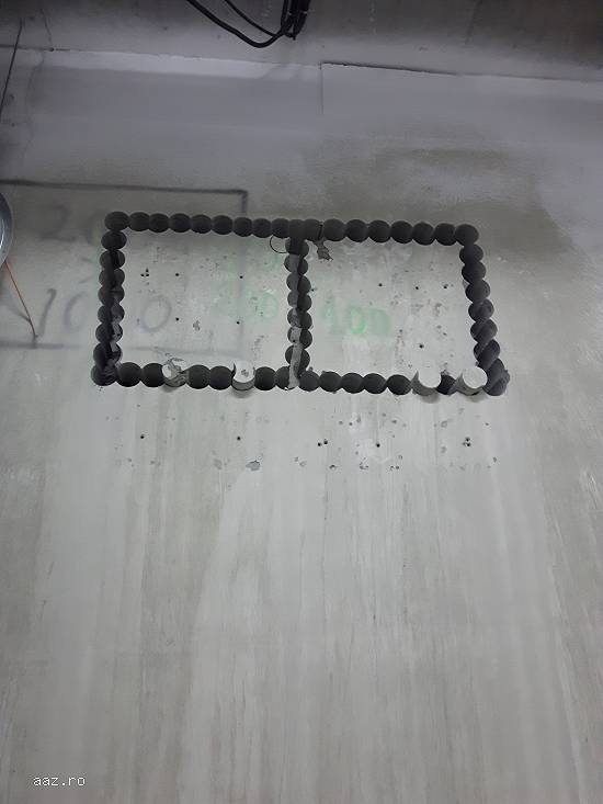 Taiere gol tehnic in beton autorizare ISU