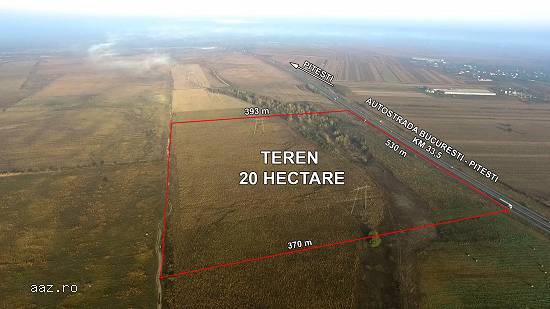 Teren Autostrada Bucuresti - Pitesti