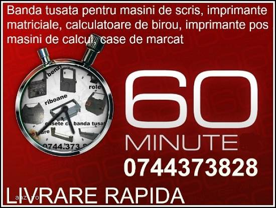Casete cu banda masini de scris,   imprimante matriciale,    masini de calcul,   analizoare gaze,   