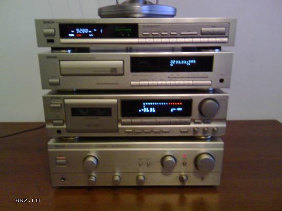 Vand linie DENON (tuner+CD Player+deck+amplificator)