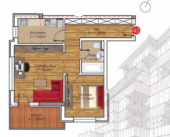 Apartament nou 2 camere Insignia Residence Militari Pacii Preciziei.