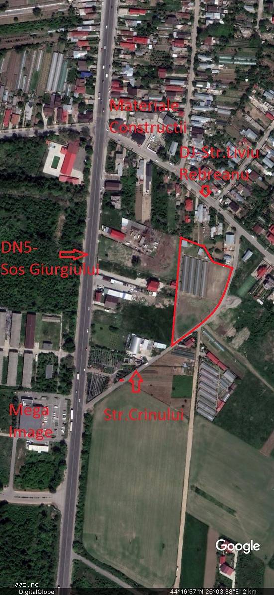 Vand teren Comuna 1 Decembrie Ilfov