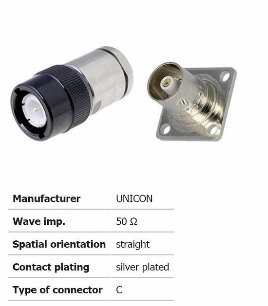 Conectori RF UNICON C-50/W