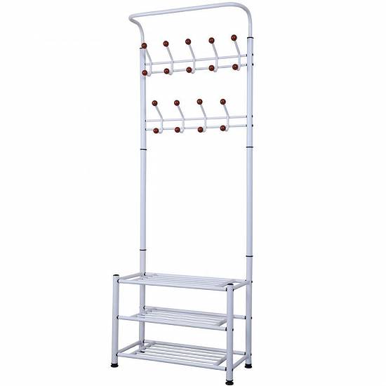 Cuier multifunctional cu raft pentru pantofi din metal,  VIVO