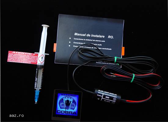 LED Albastru  pentru parbrizul masinii