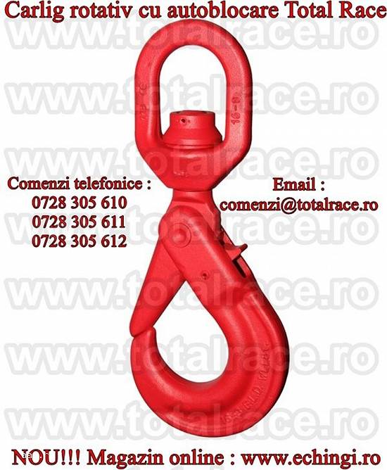 Carlige ridicare rotative diverse capacitati Total Race